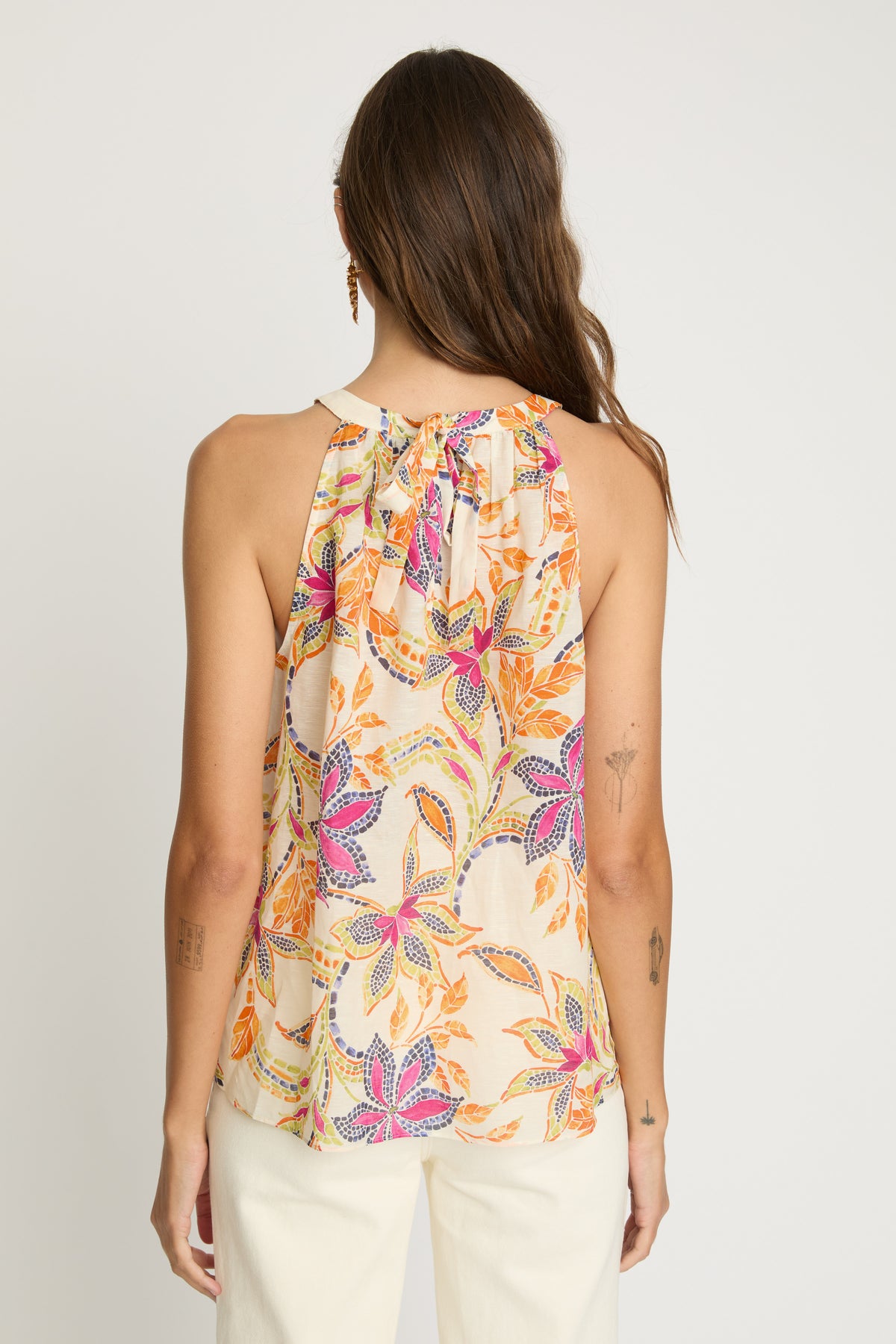 caballero adele top stitched flower