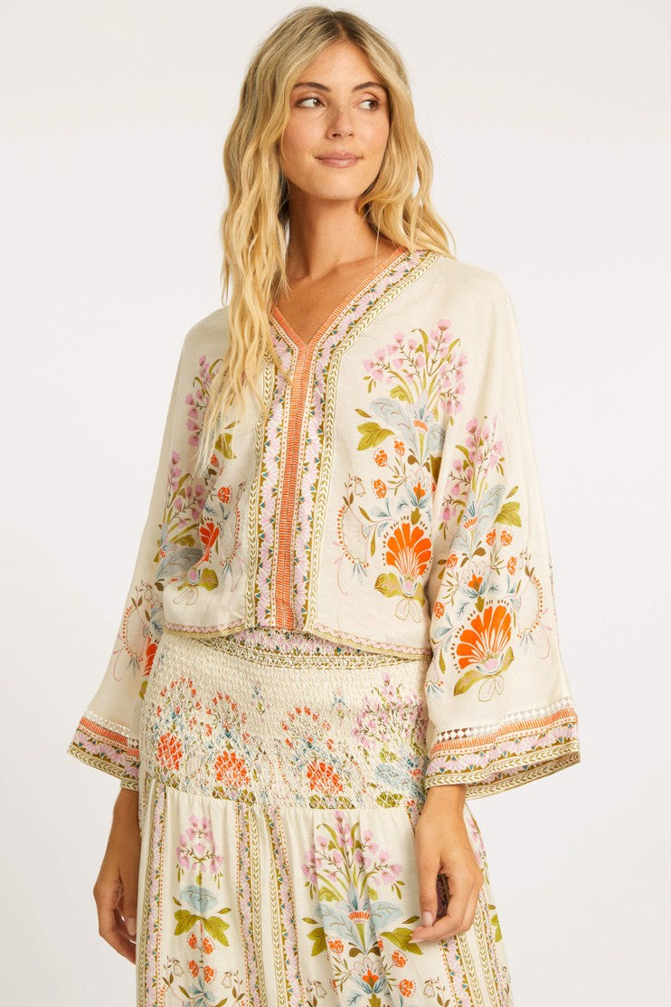 caballero mandolin top vintage floral
