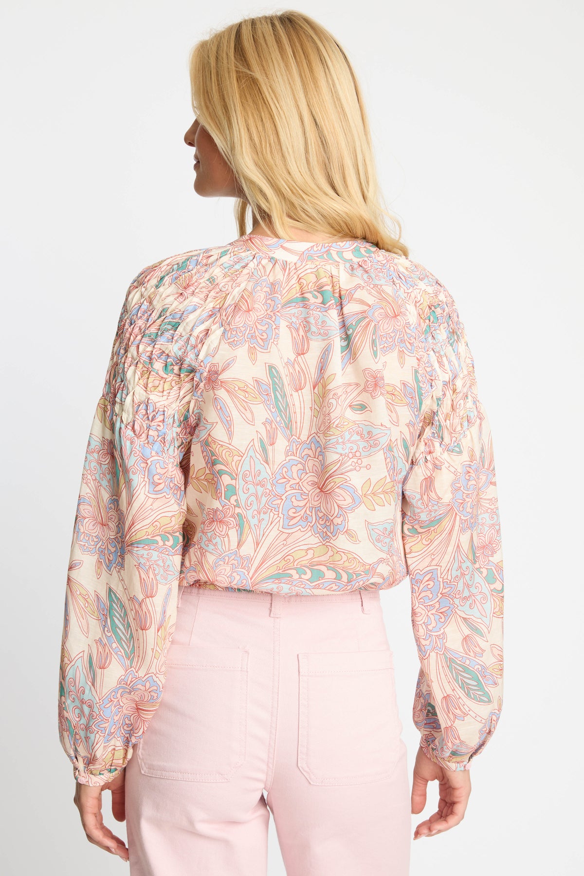 caballero dolly top paisley floral