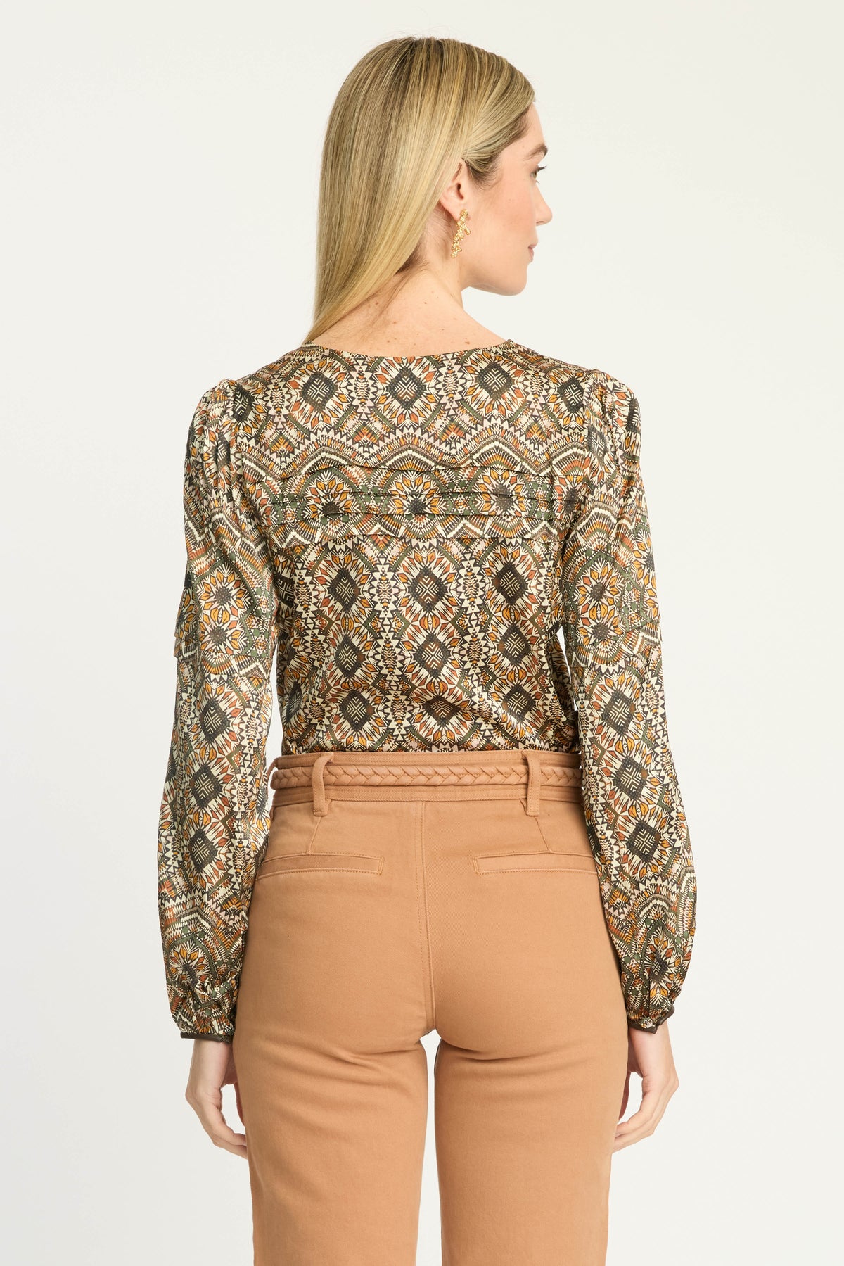 caballero pearl top tribal geo