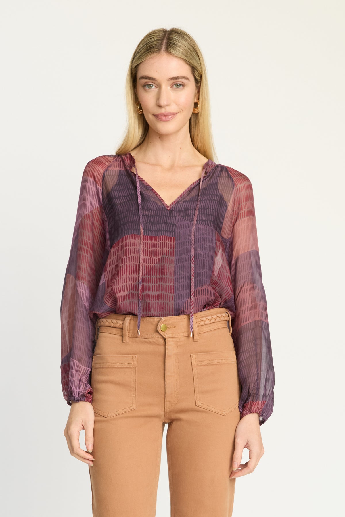 caballero sophie top dusky geo
