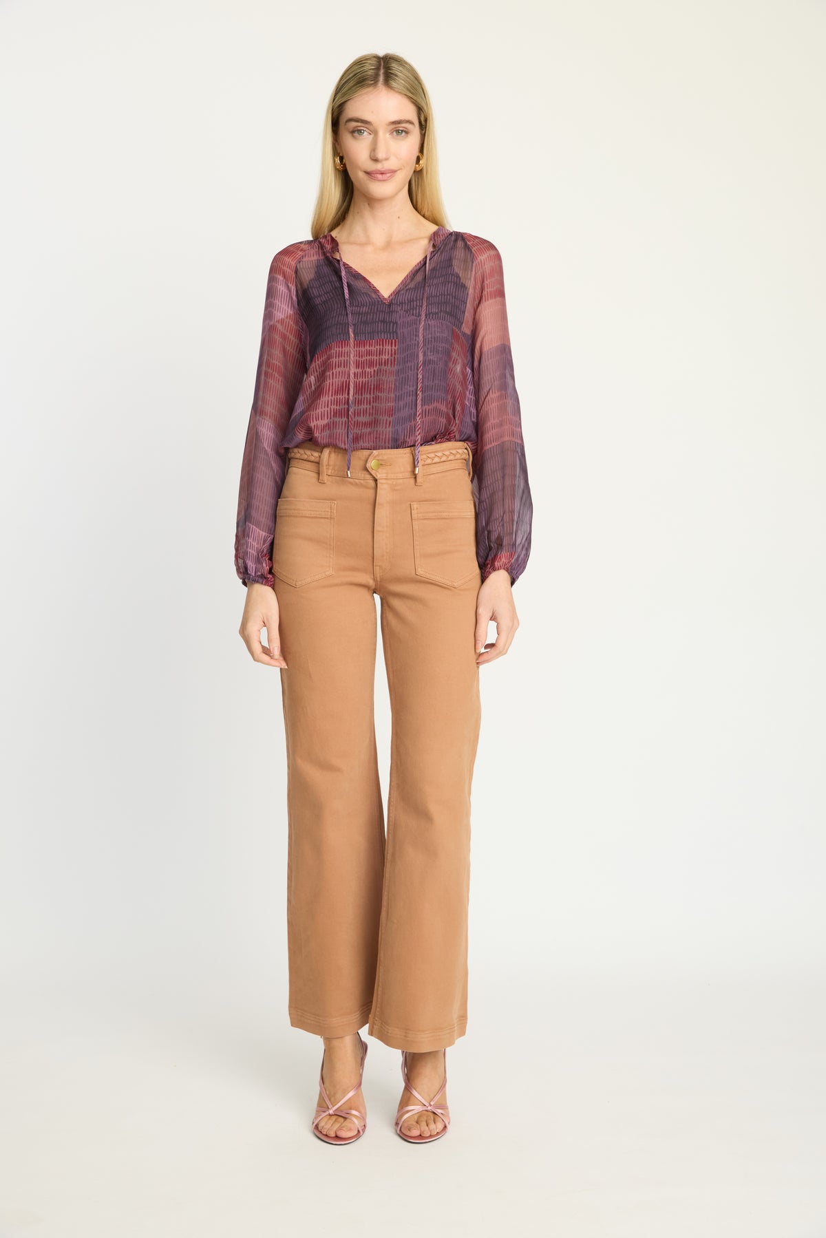 caballero sophie top dusky geo