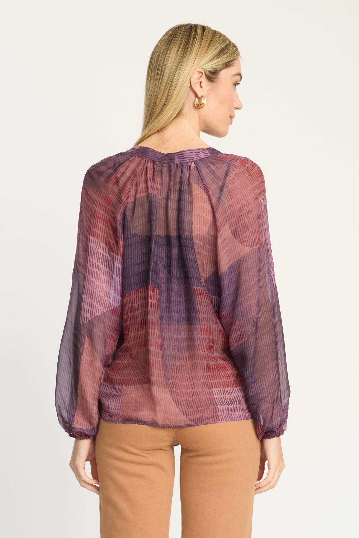 caballero sophie top dusky geo