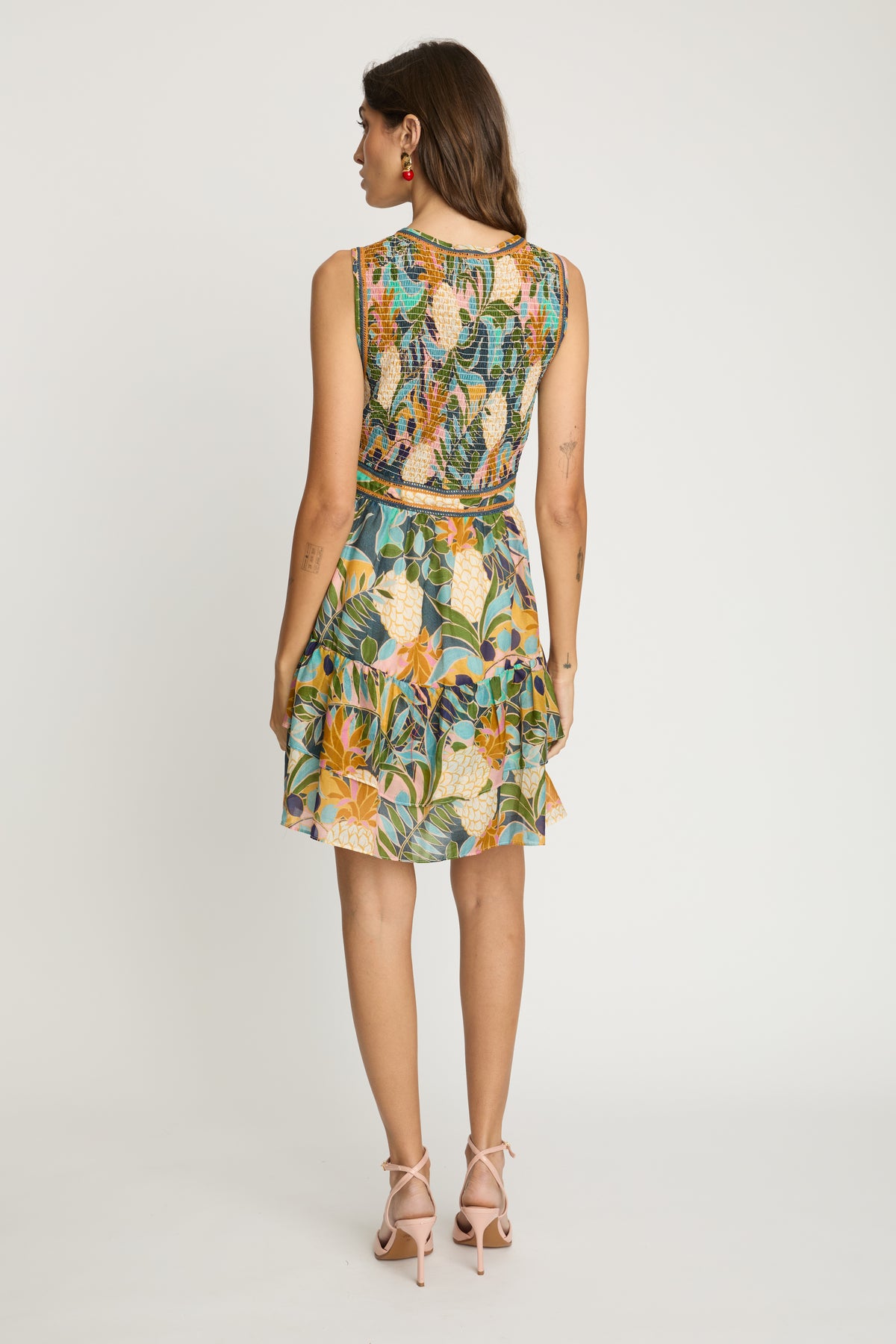 caballero caitlin dress baroque pineapple