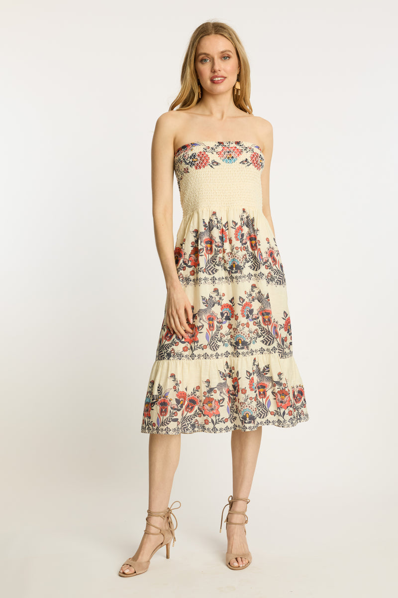 caballero chablis skirt zebra leaf