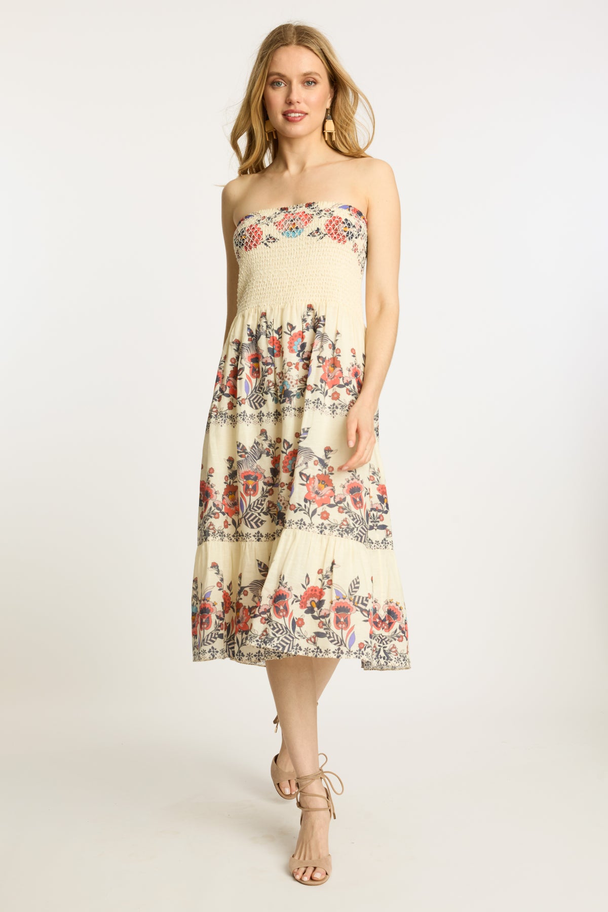 caballero chablis skirt zebra leaf