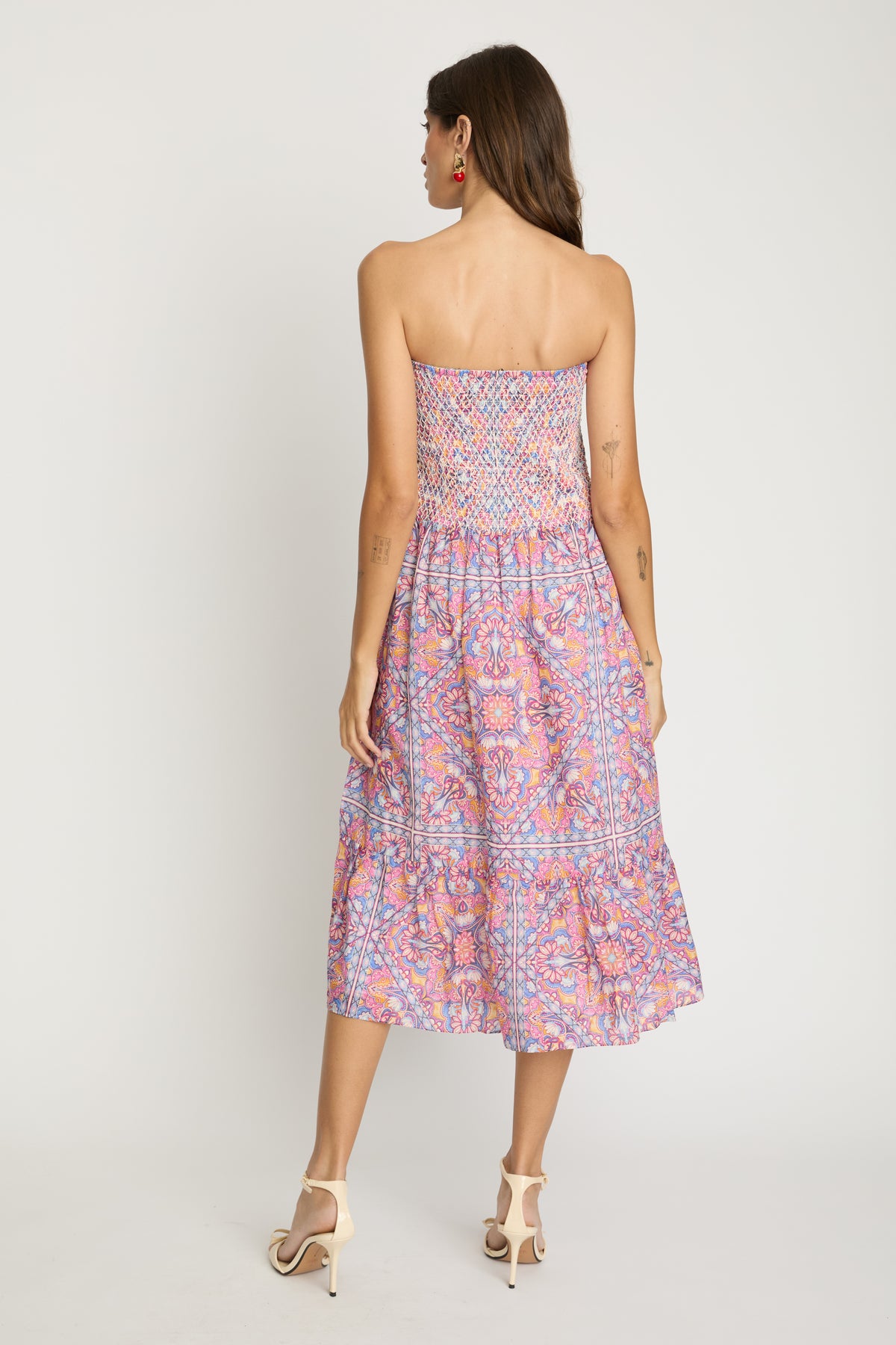 caballero chablis skirt petal tapestry