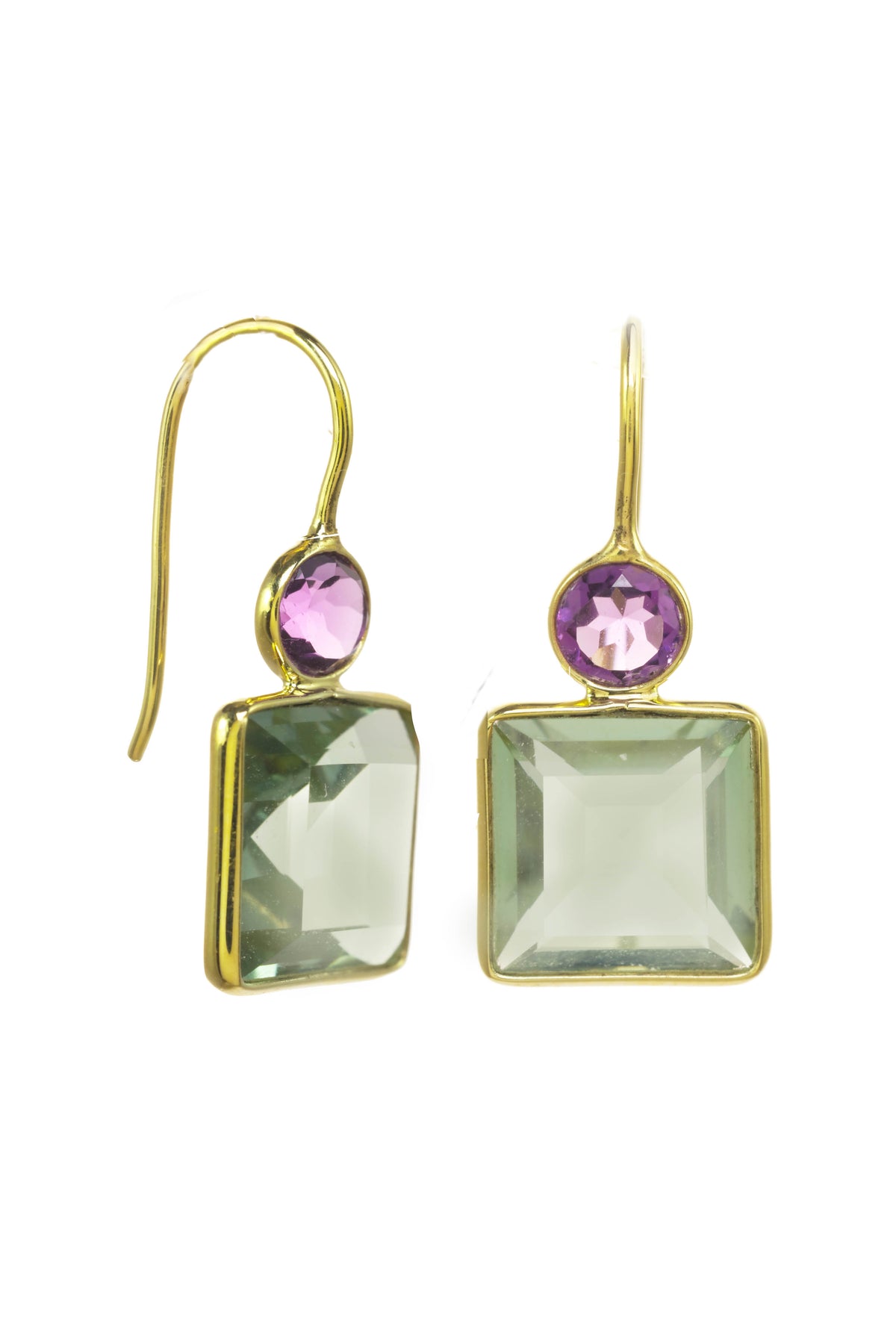 rachel reinhardt green and purple quartz earrings