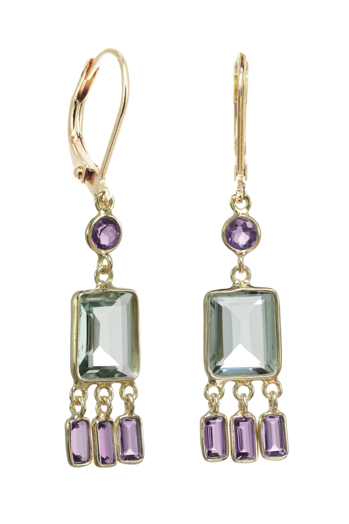 rachel reinhardt purple and blue quartz earrings