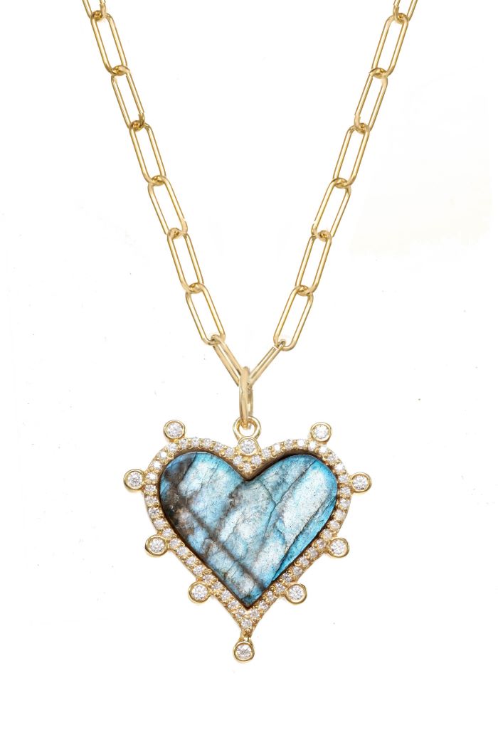 rachel reinhardt labradorite heart necklace