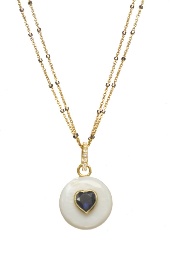 rachel reinhardt freshwater pearl heart necklace