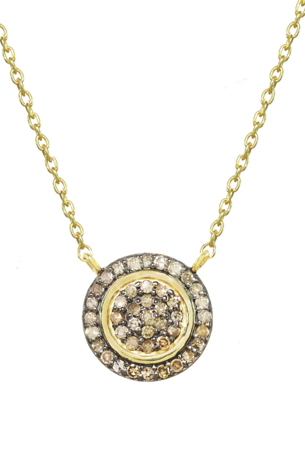 rachel reinhardt petite champagne diamond necklace