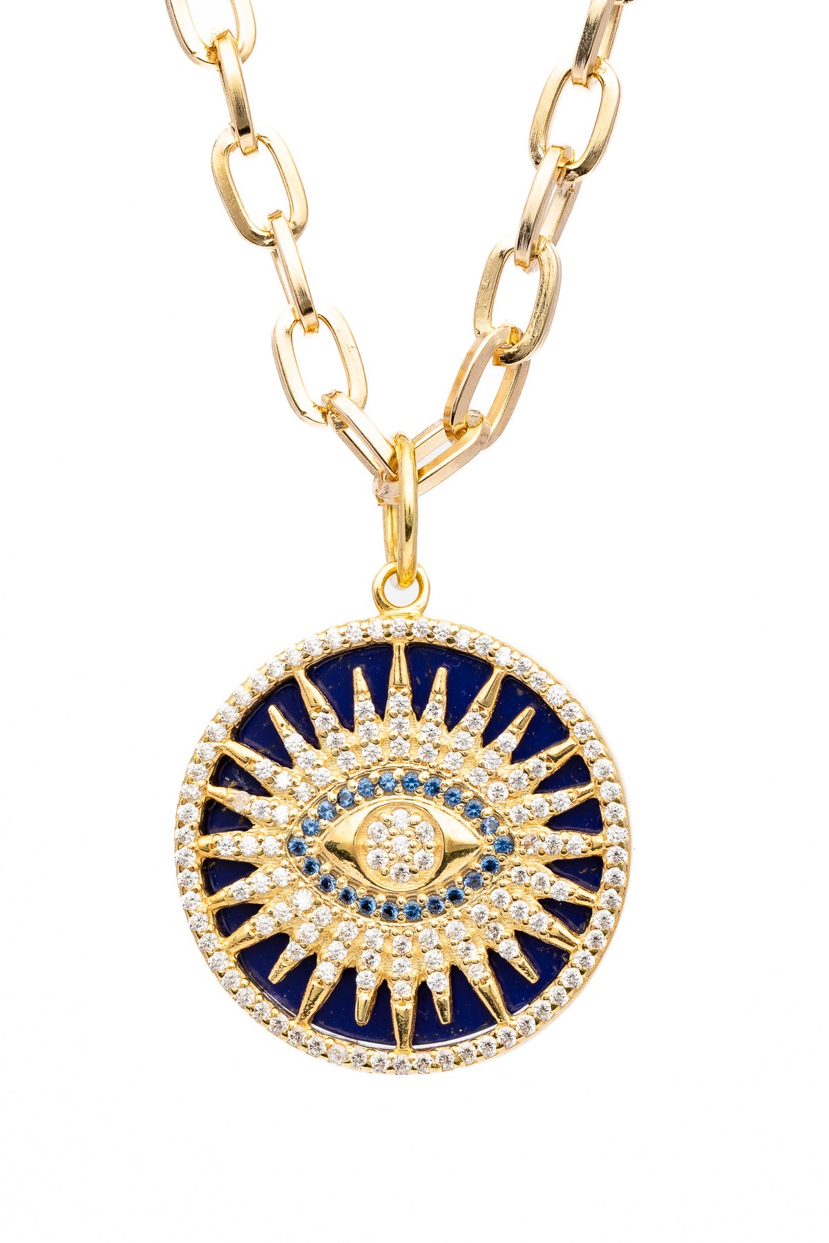 rachel reinhardt blue lapis evil eye necklace