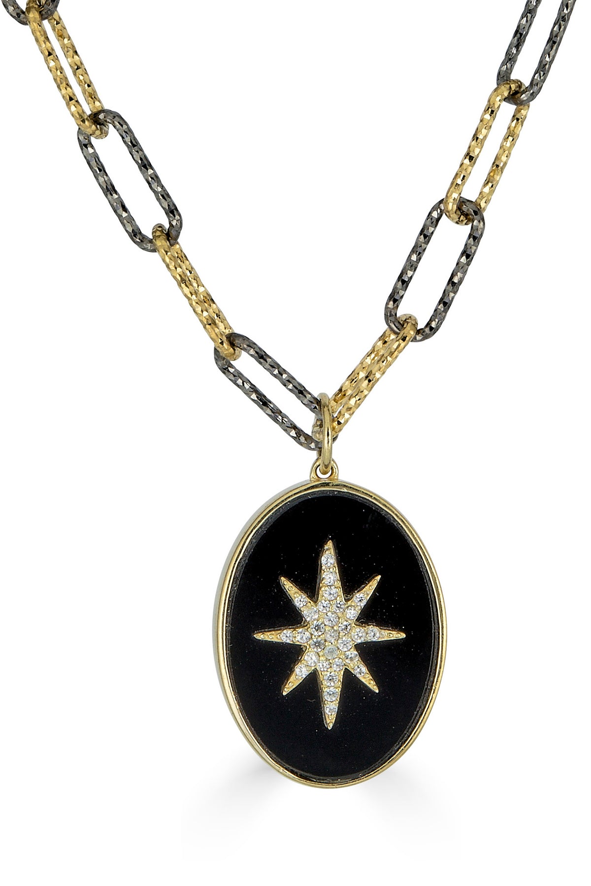 rachel reinhardt black onyx star necklace
