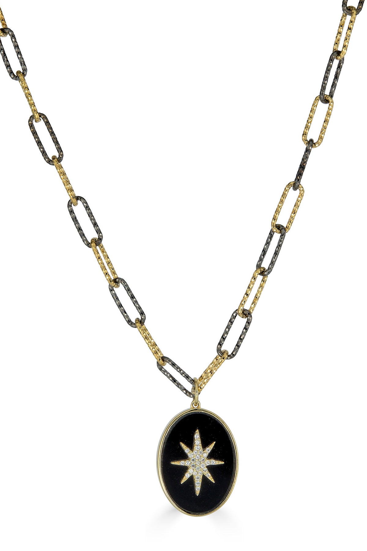 rachel reinhardt black onyx star necklace