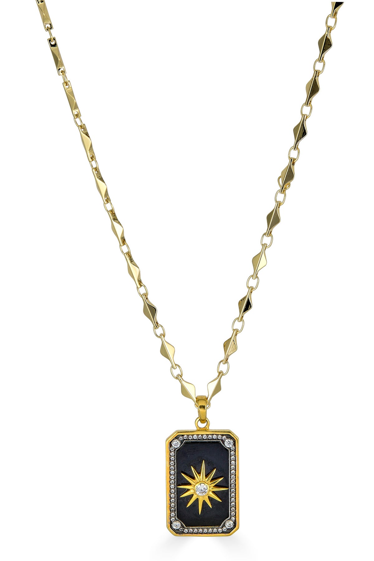 rachel reinhardt black onyx celestial star necklace