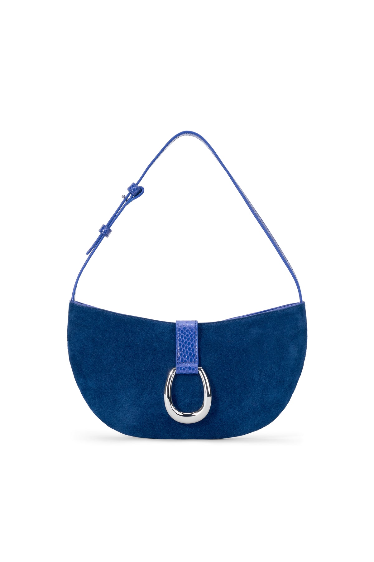 staud harlow crescent shoulder bag cobalt