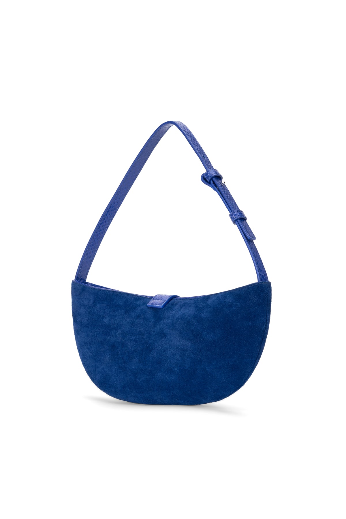 staud harlow crescent shoulder bag cobalt