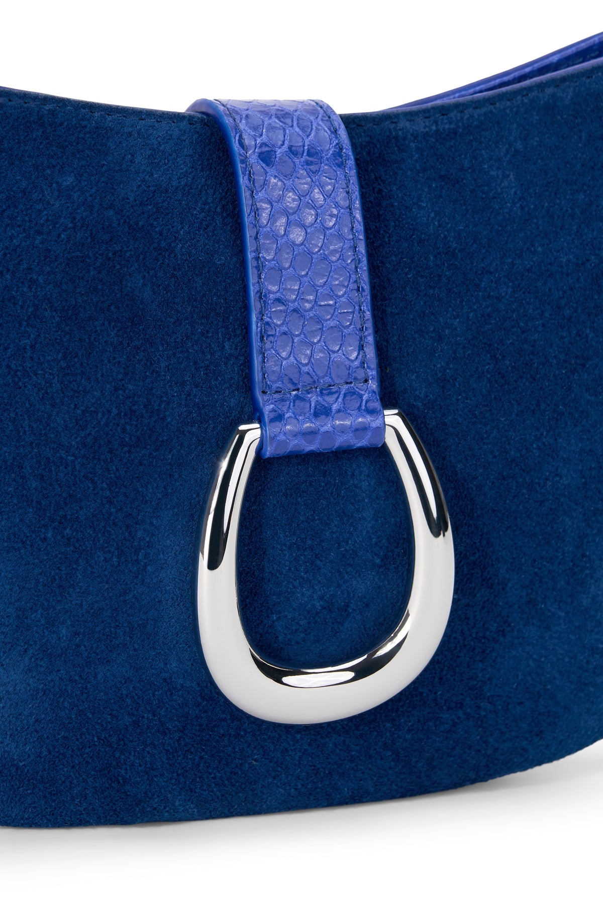 staud harlow crescent shoulder bag cobalt