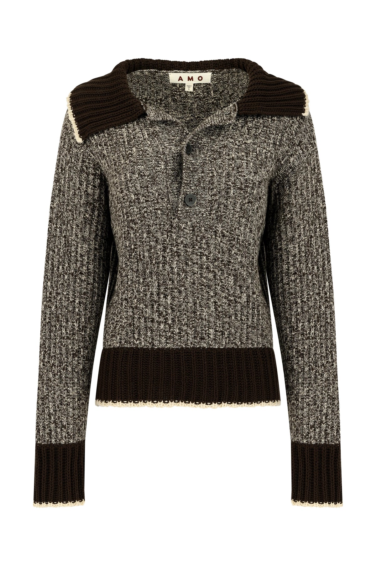 amo bobbie sweater mocha storm
