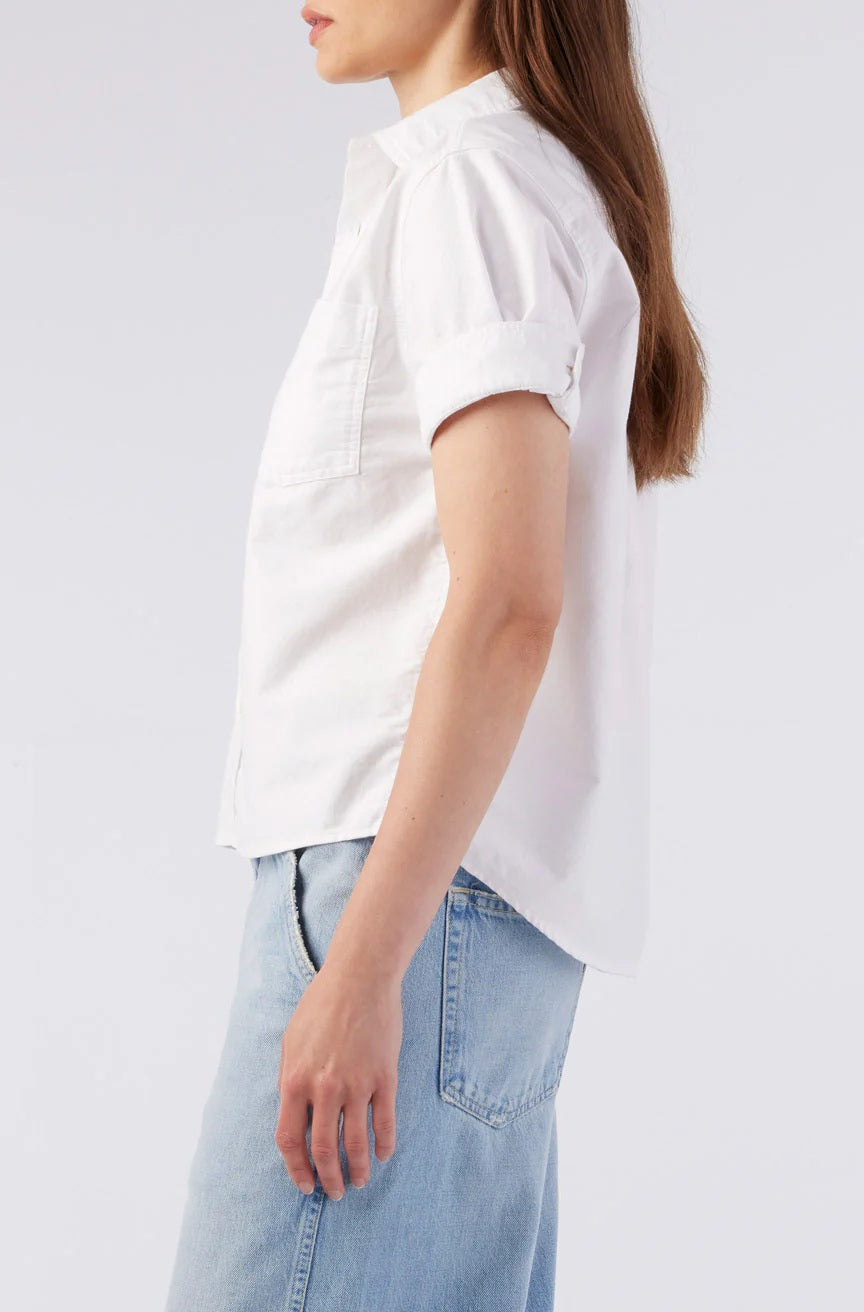 amo shirley short sleeve white