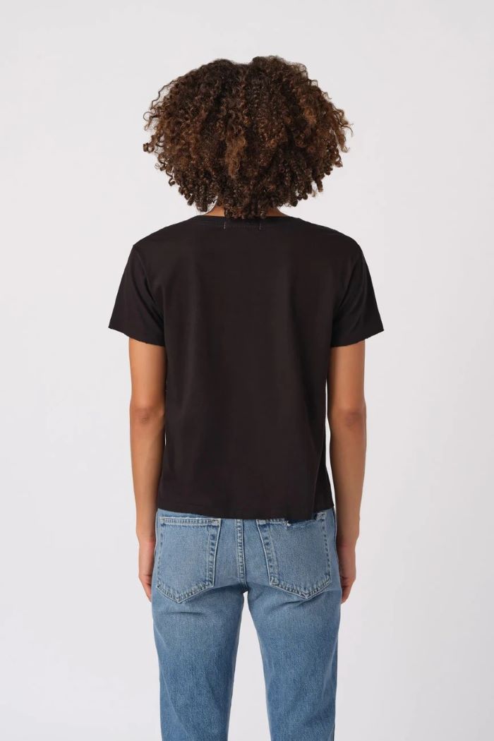 amo twist tee black 