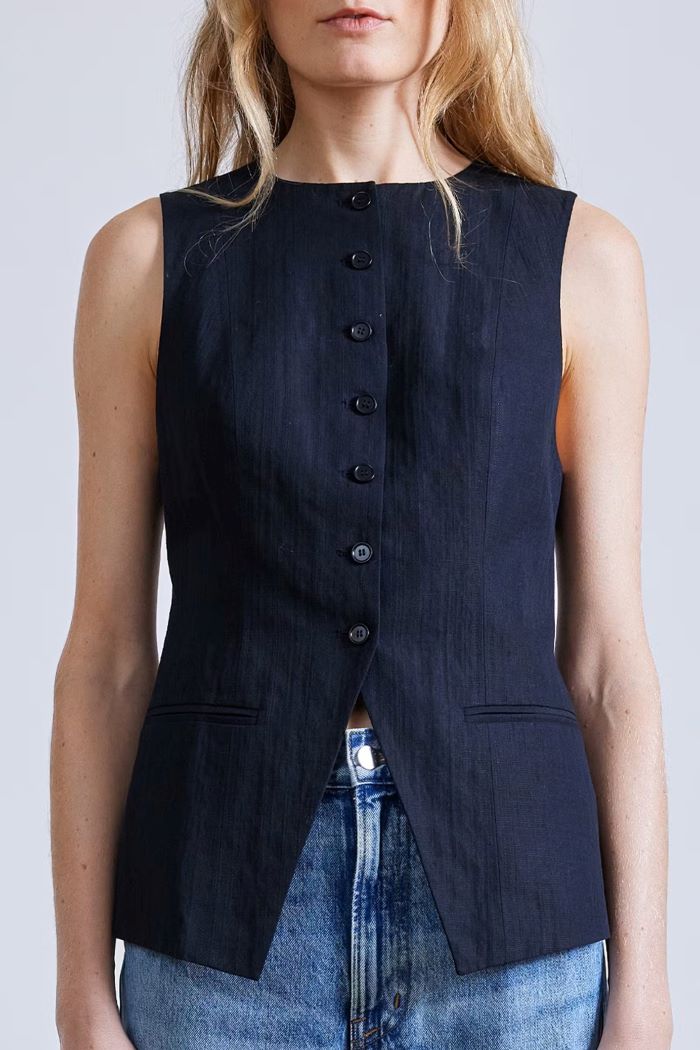 apiece apart marca tunic vest