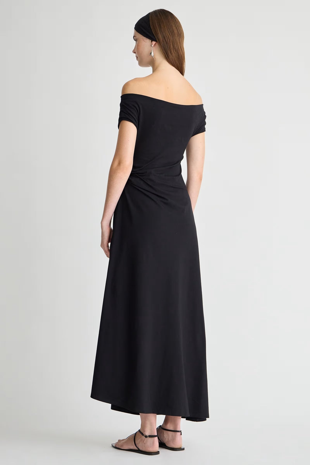 apiece apart marles dress black