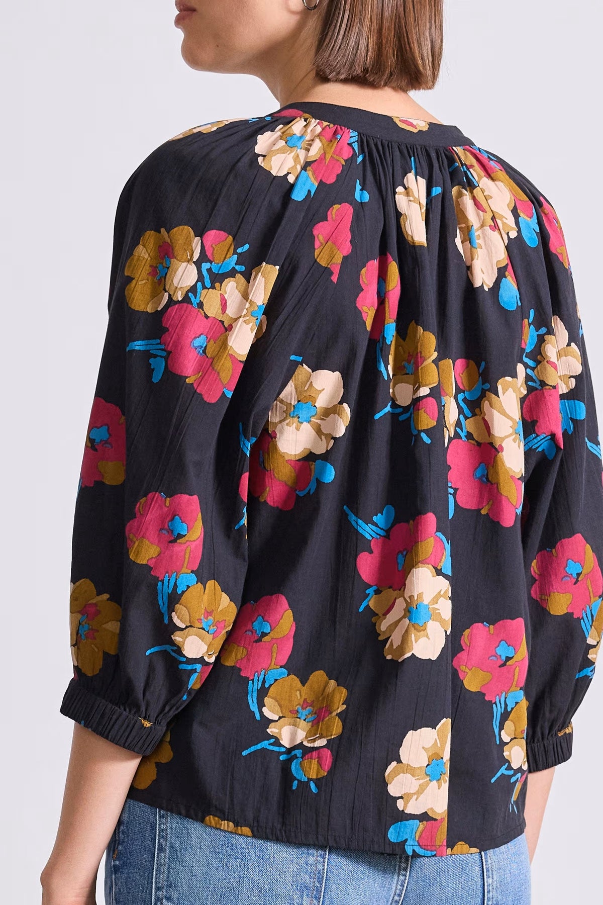 apiece apart messina top floating floral
