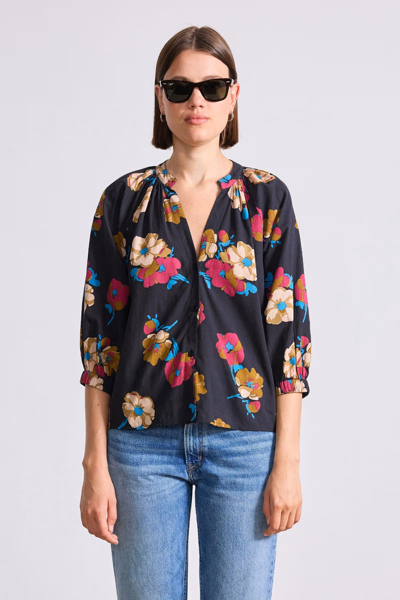 apiece apart messina top floating floral