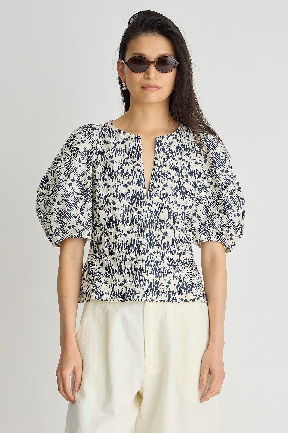 apiece apart sculpted bina top tropical midnight