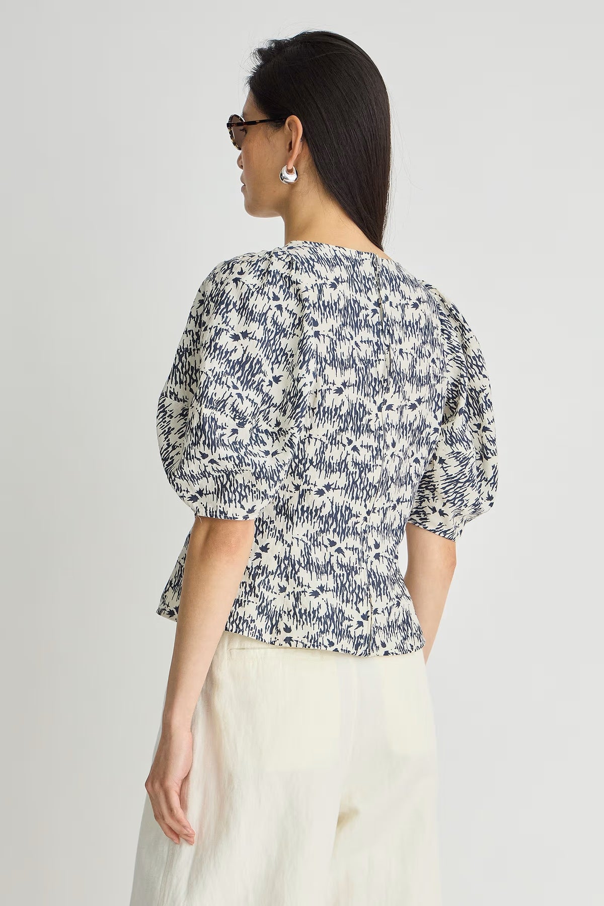 apiece apart sculpted bina top tropical midnight