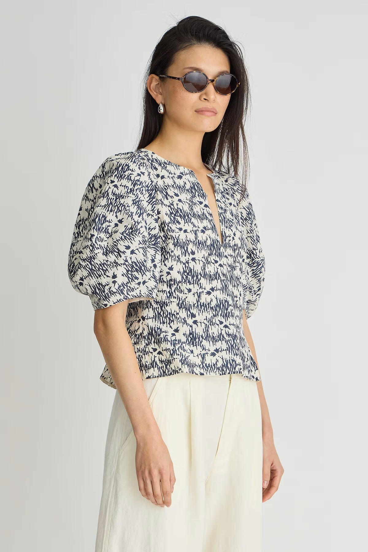 apiece apart sculpted bina top tropical midnight