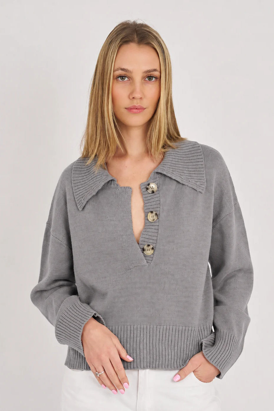 archer phoebe polo grey
