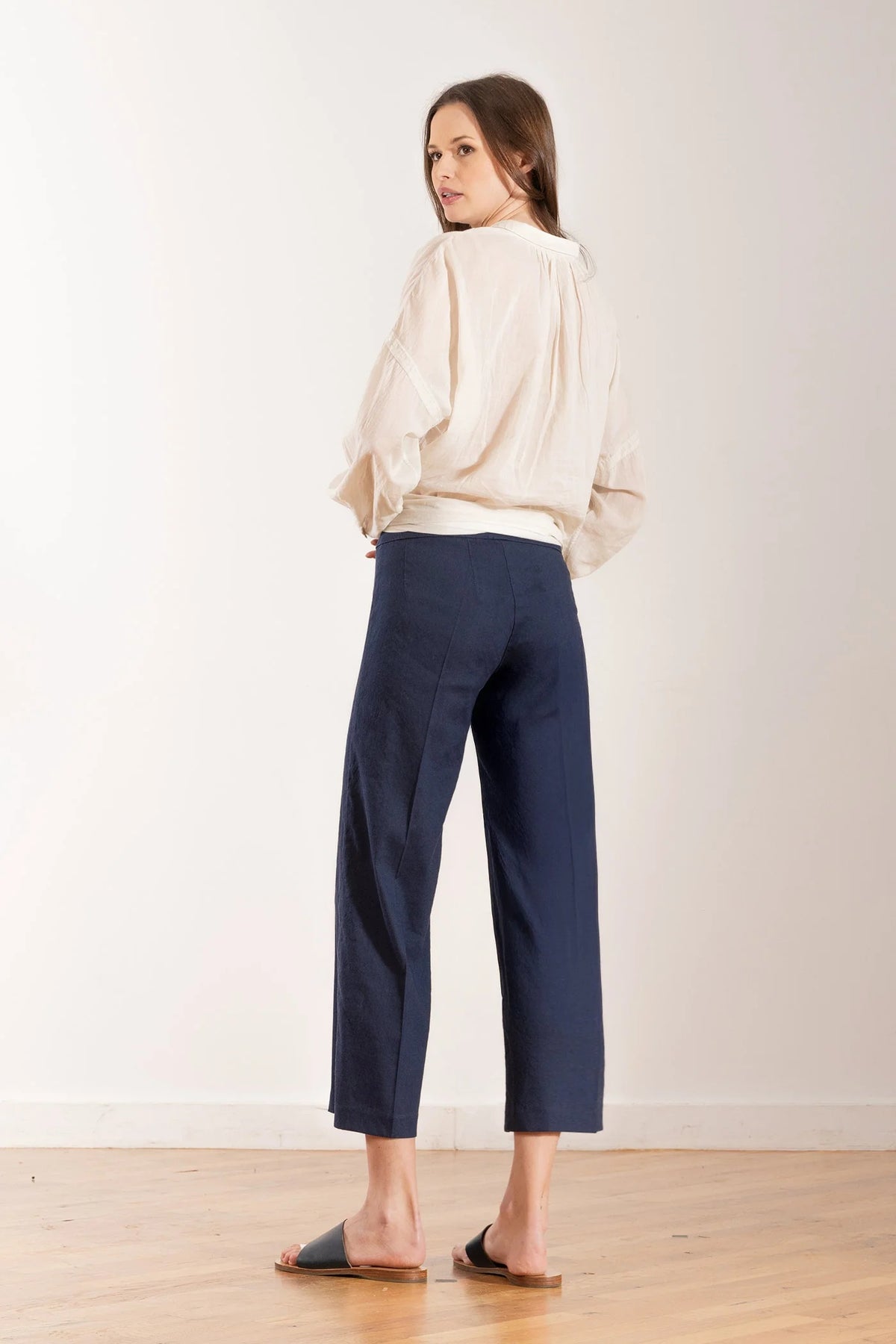 avenue montaigne alex navy linen