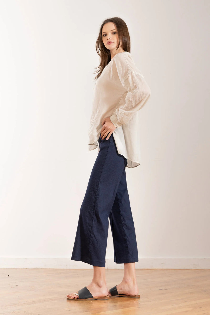 avenue montaigne alex navy linen