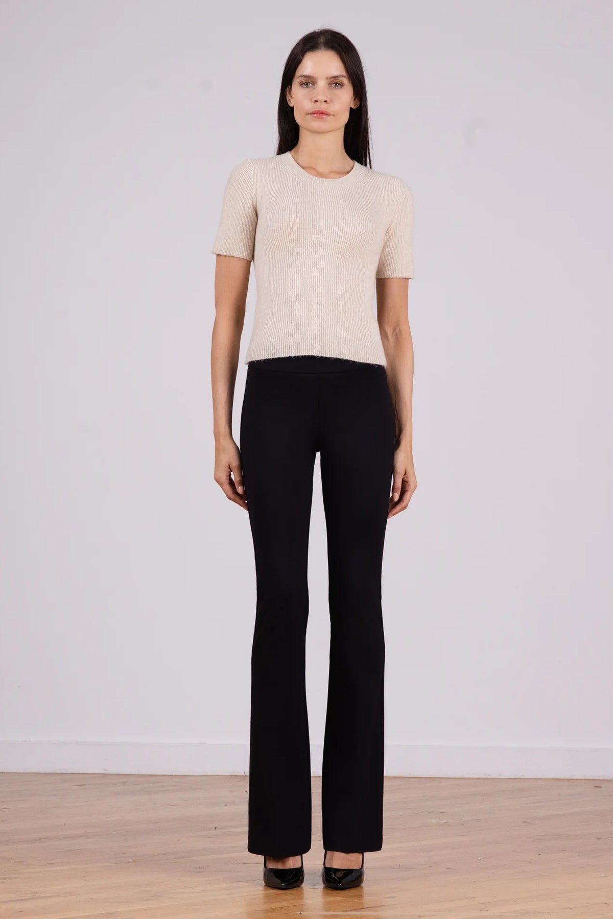 avenue montaigne bellini black 4-way stretch