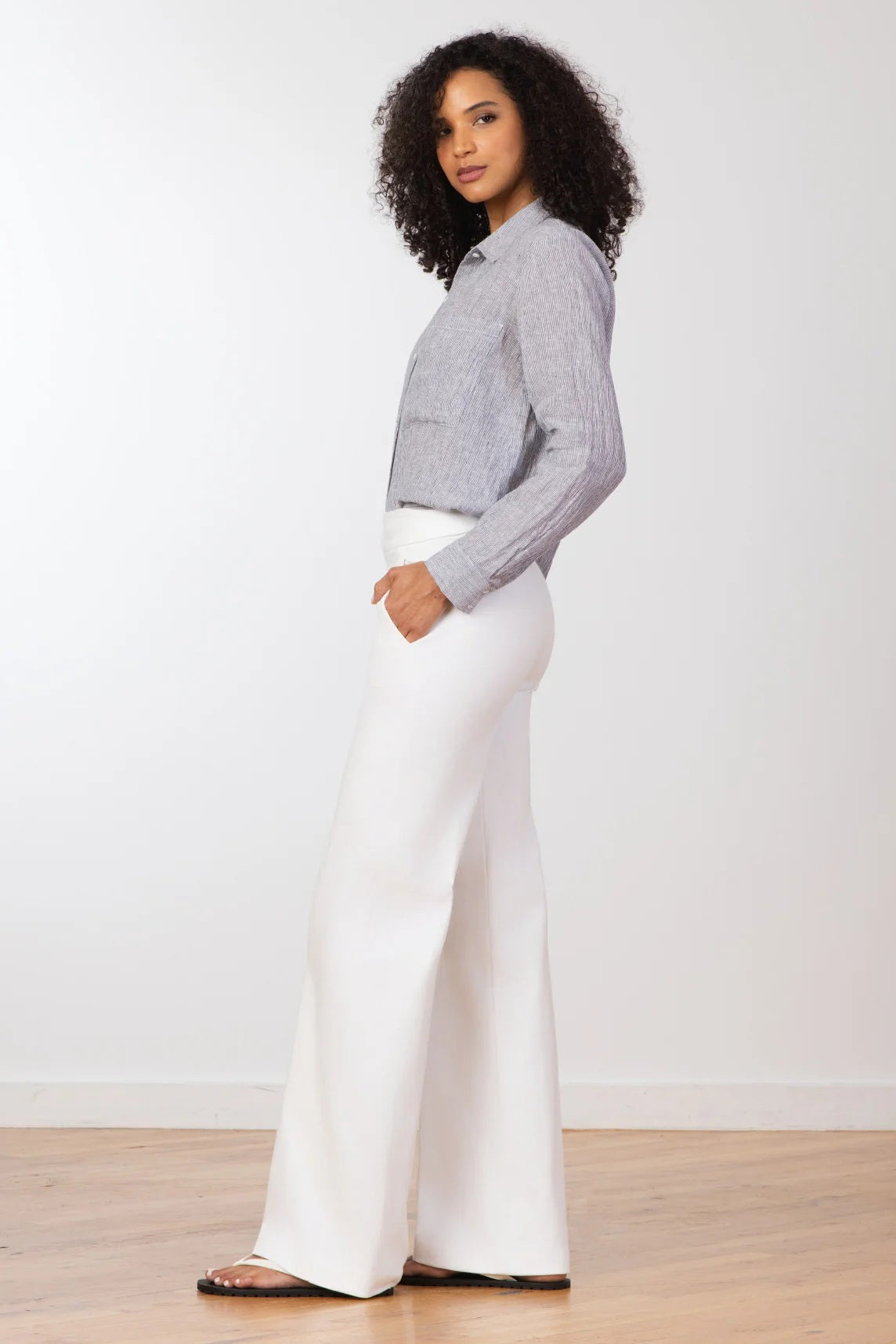 avenue montaigne carla white denim