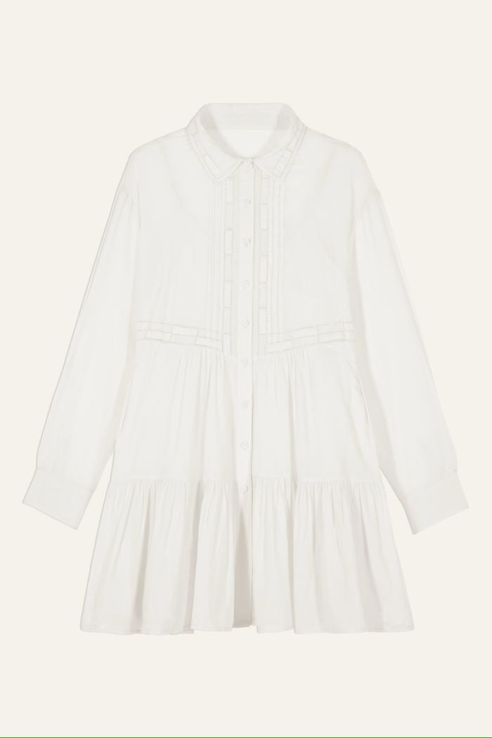 ba&sh cosima mini dress white 