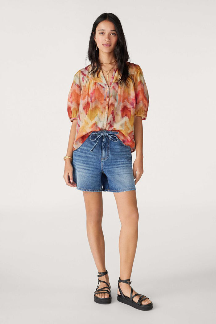 ba&sh alabama shirt yellow