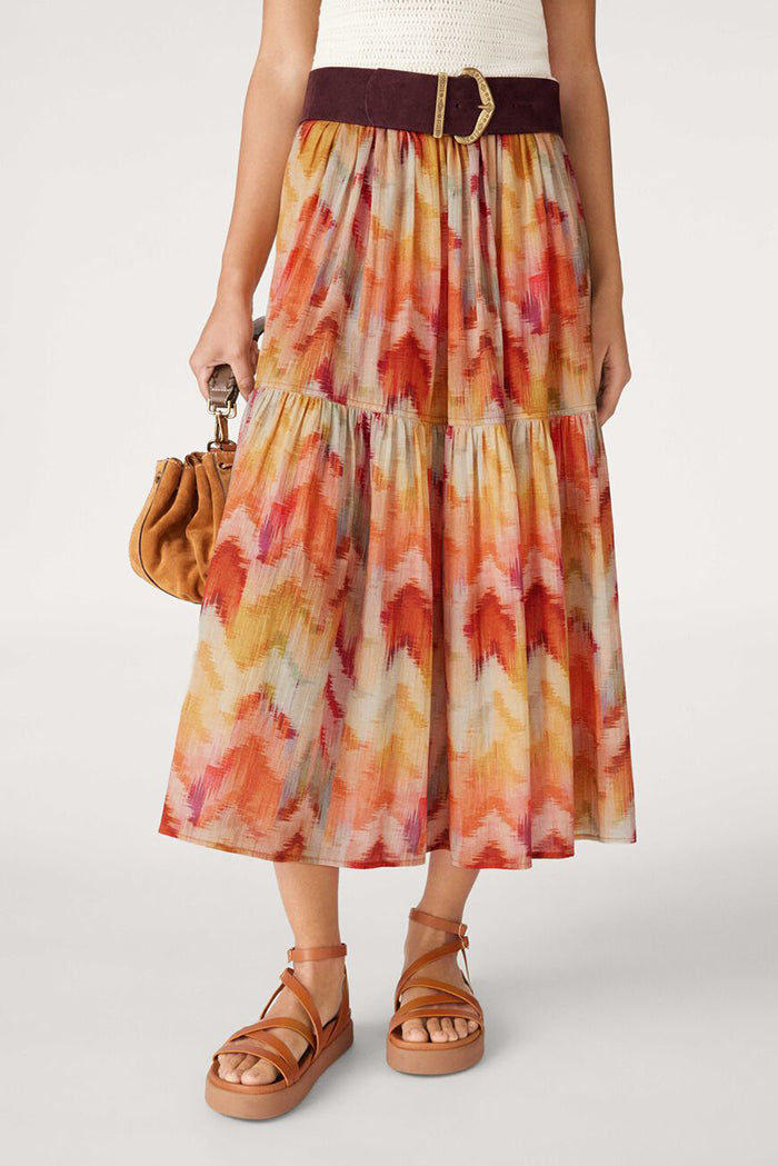 ba&sh amalia skirt yellow