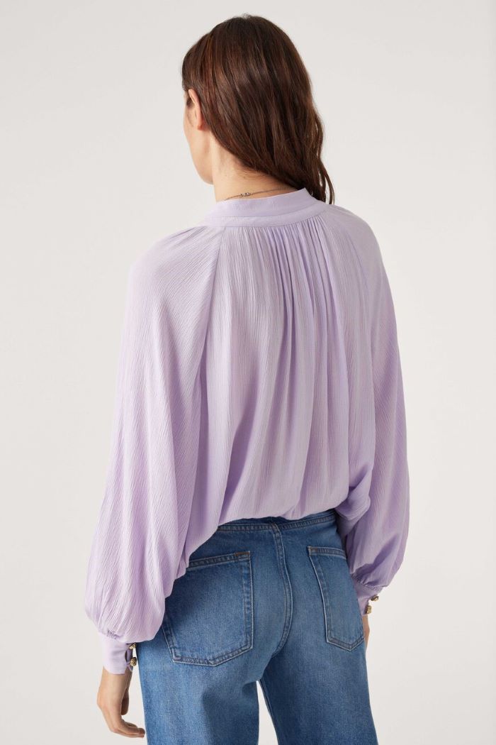 ba&sh neil blouse purple