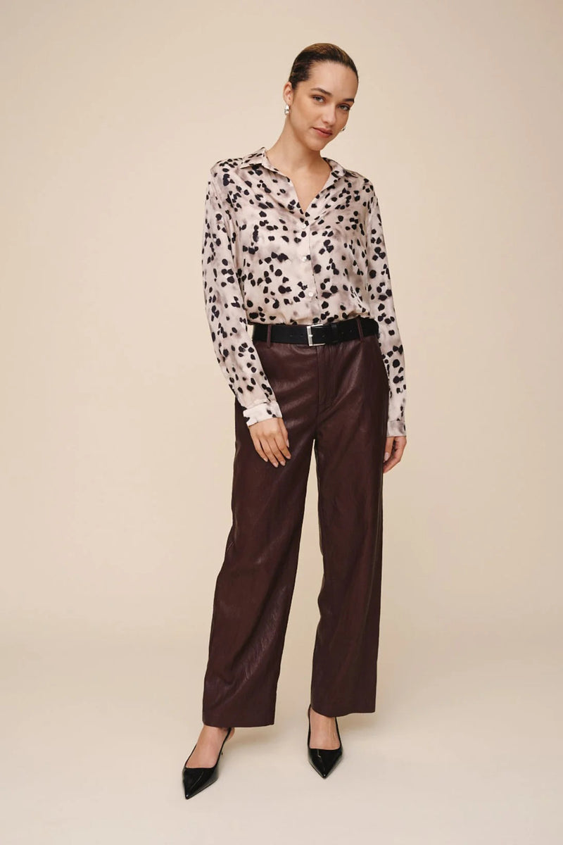 bella dahl button down shirt winter shadow