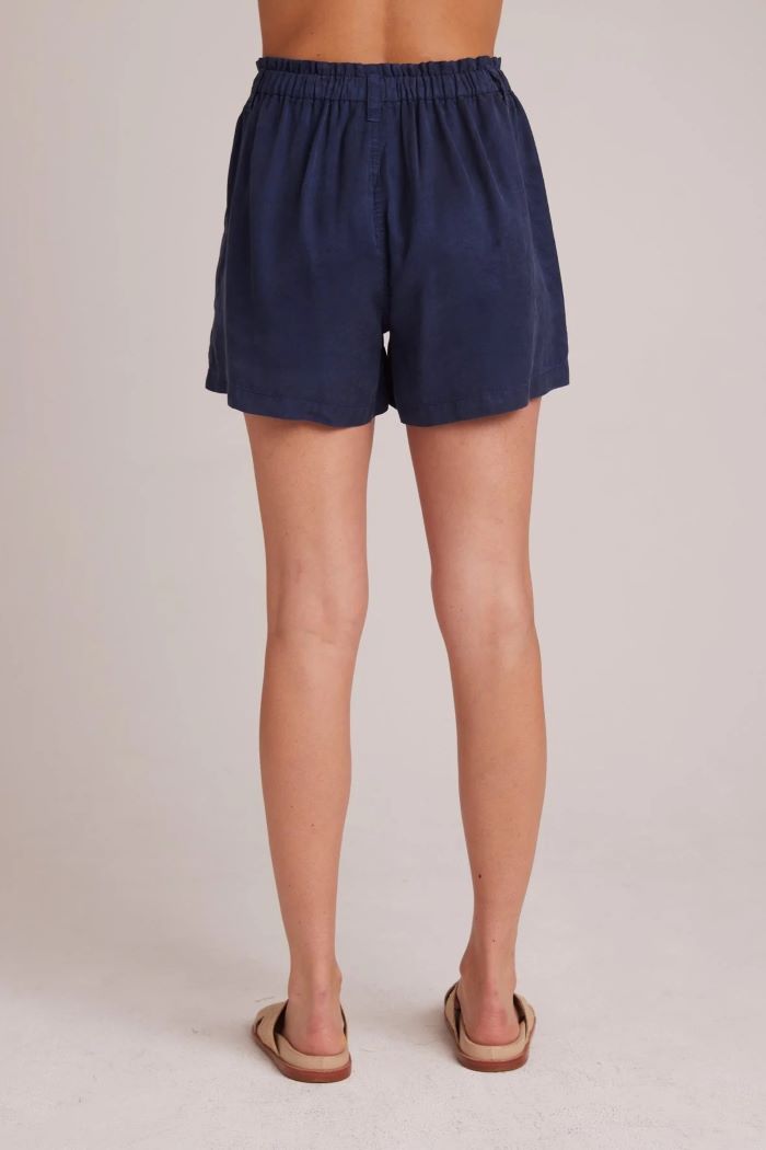 bella dahl callie ruffle short brazilian navy 