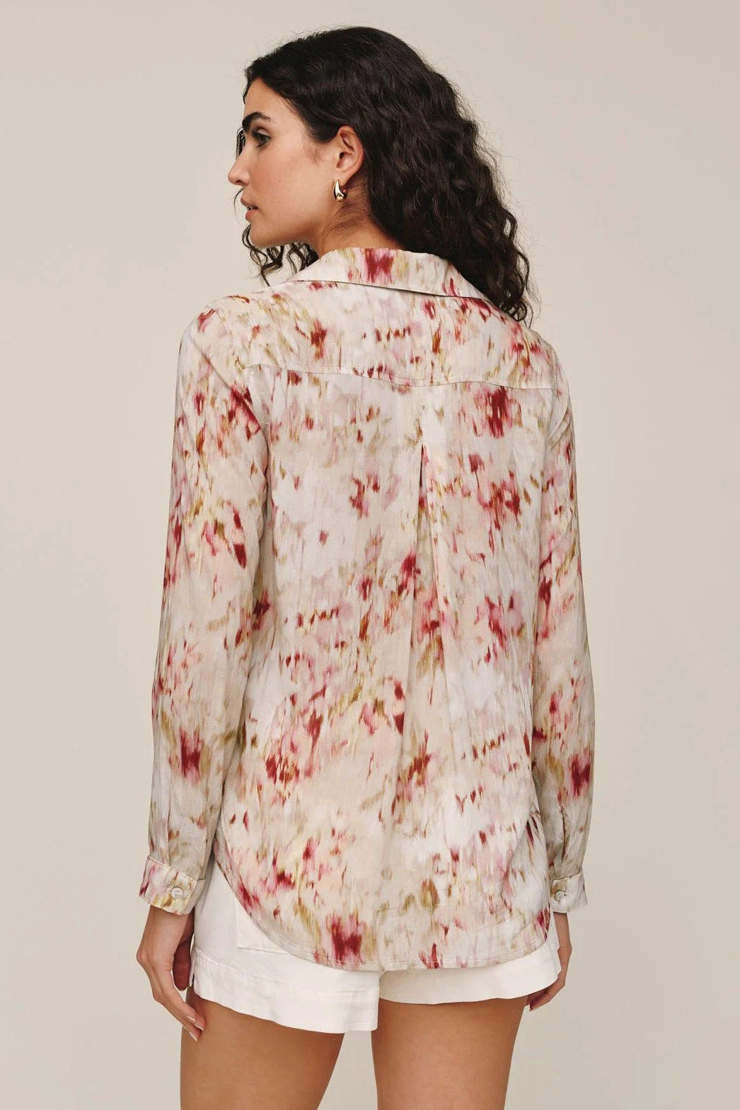 bella dahl classic button down paradise bloom