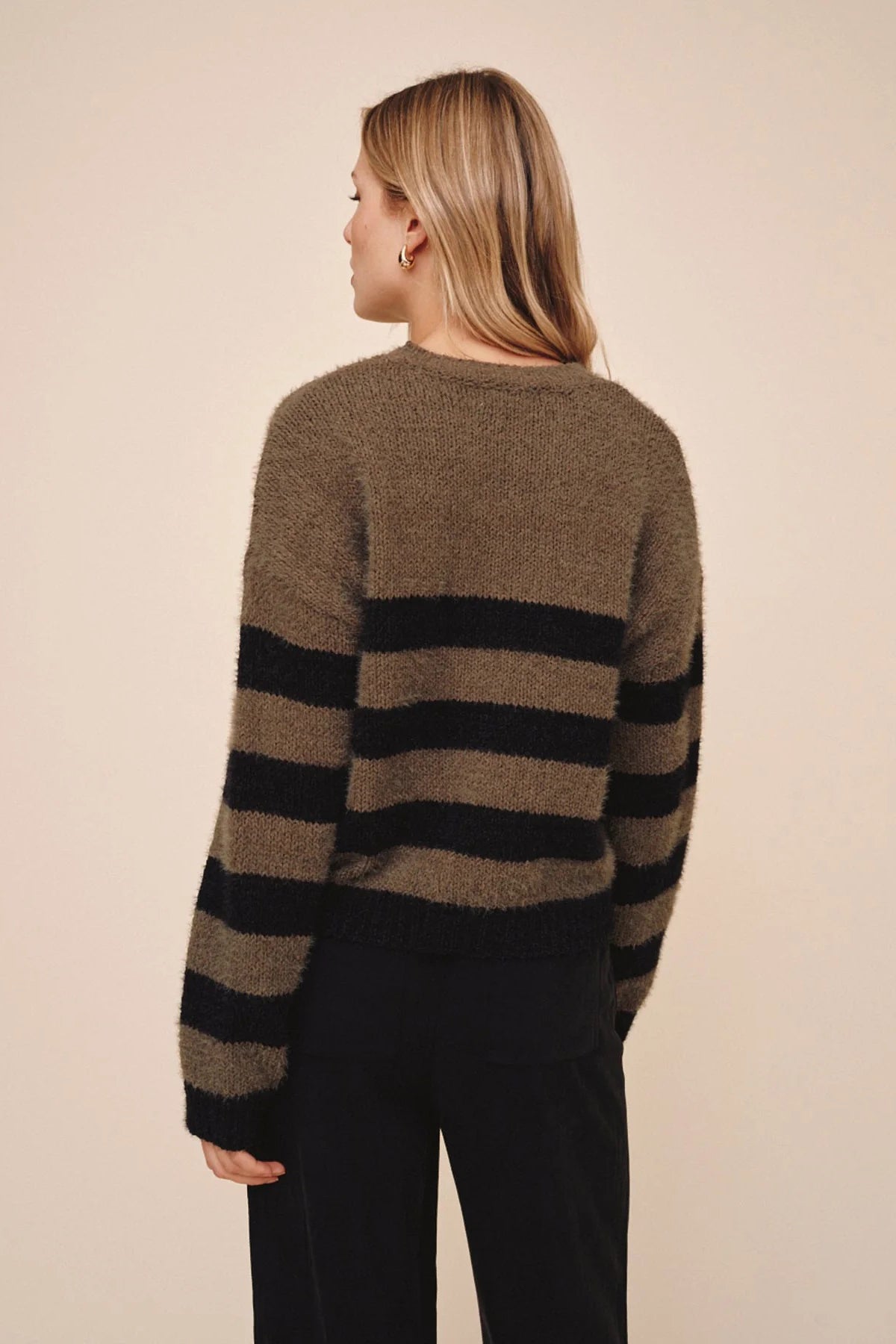 bella dahl drop shoulder sweater meadow moss