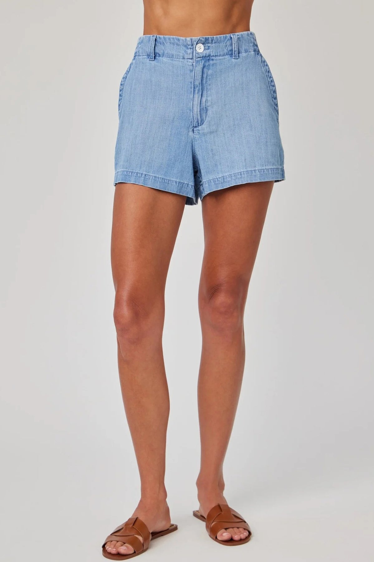 bella dahl elle playa trouser short sea breeze wash