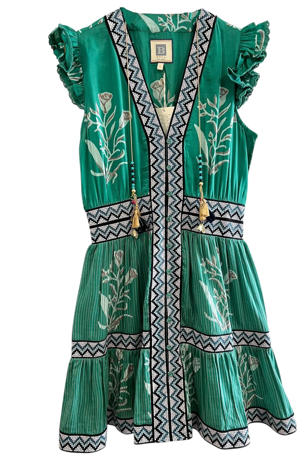 bell beth mini green navy