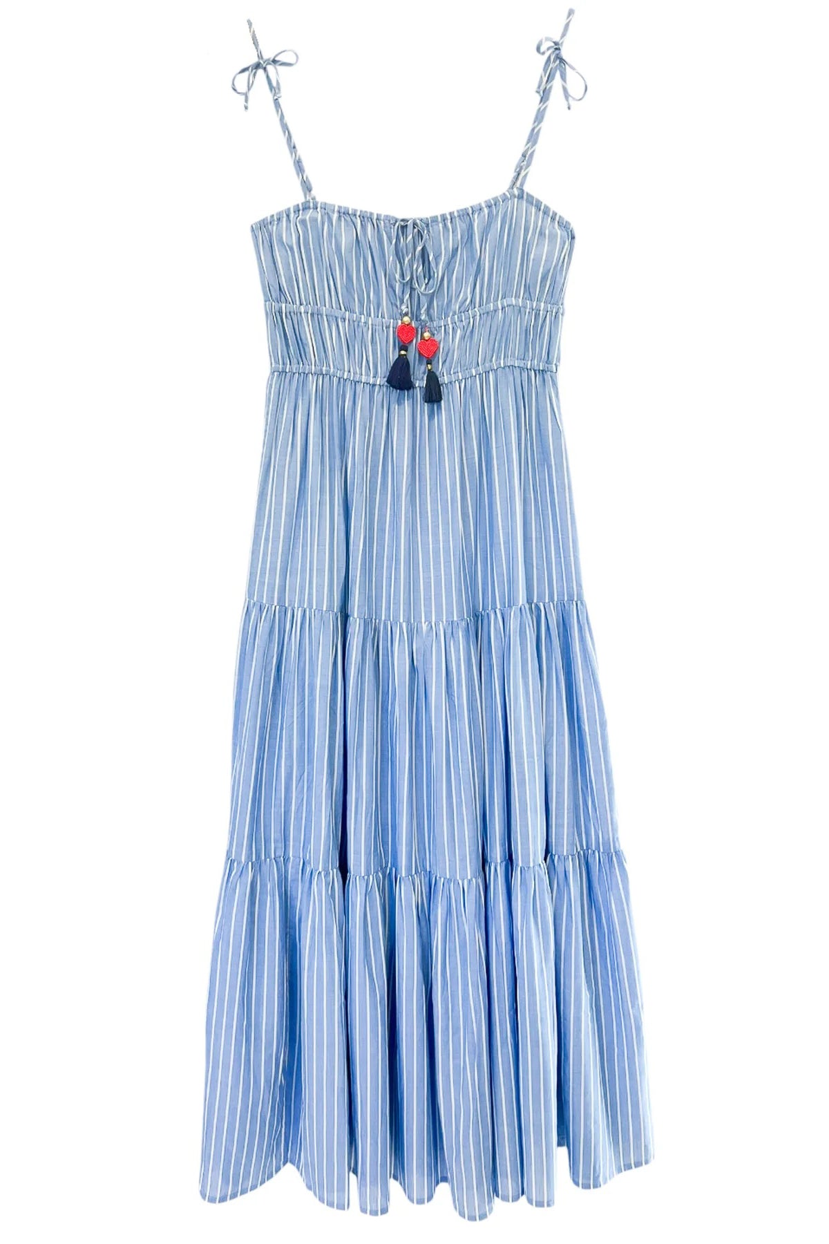 bell kimmy maxi blue white stripe
