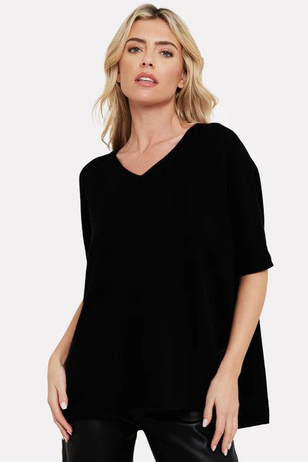 brodie bronte cashmere tee black